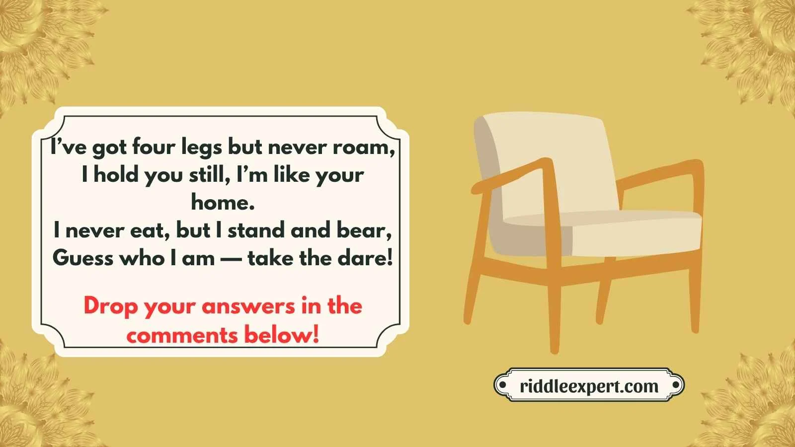 Chair Riddles