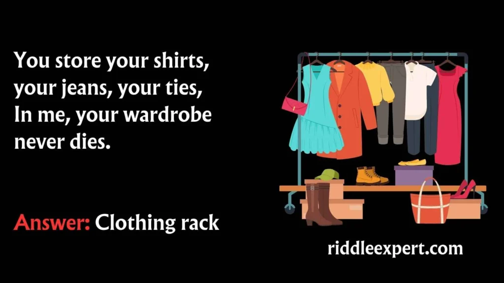 Clothing Closet Riddles