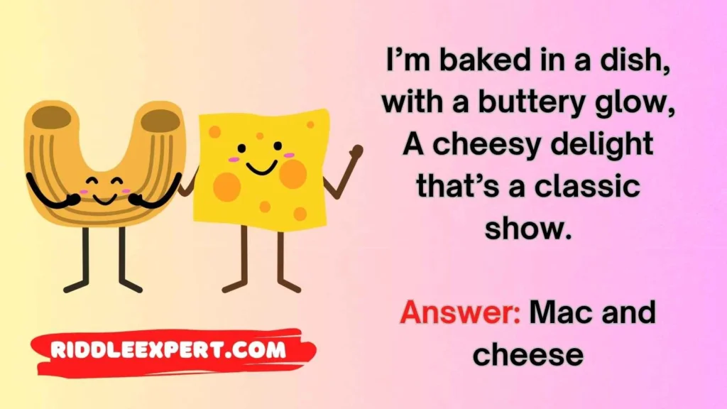 Comfort Dinner Riddles