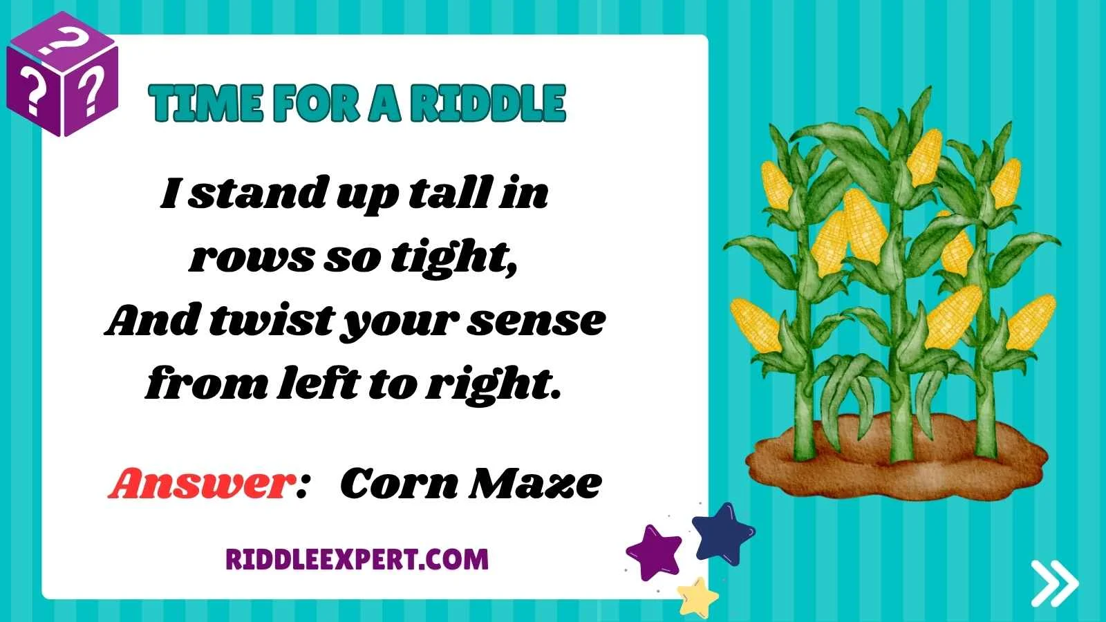 Corn Maze Riddles