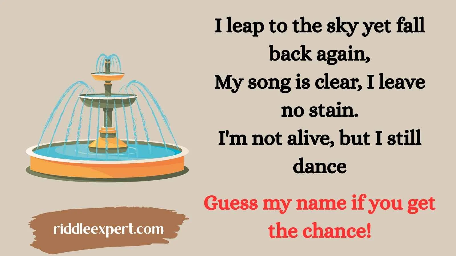 Fountain Riddles