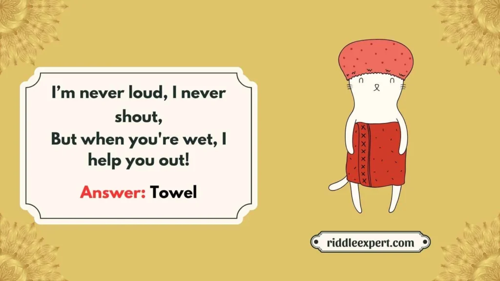 Funny & Silly Towel Riddles