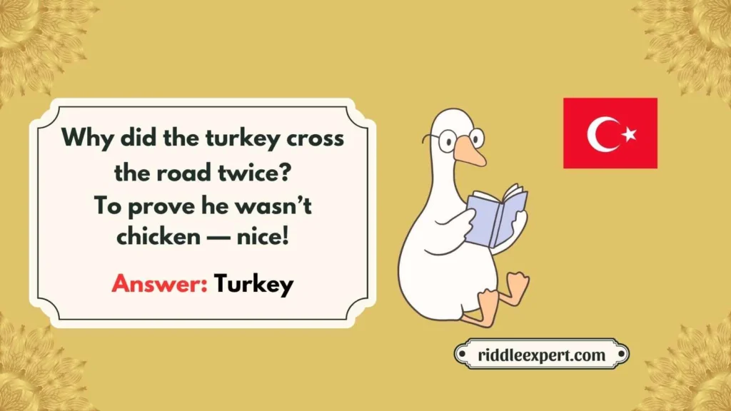 Funny and Silly Turkey Riddles