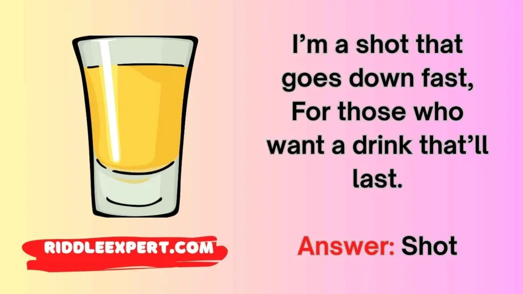 Happy Hour Riddles