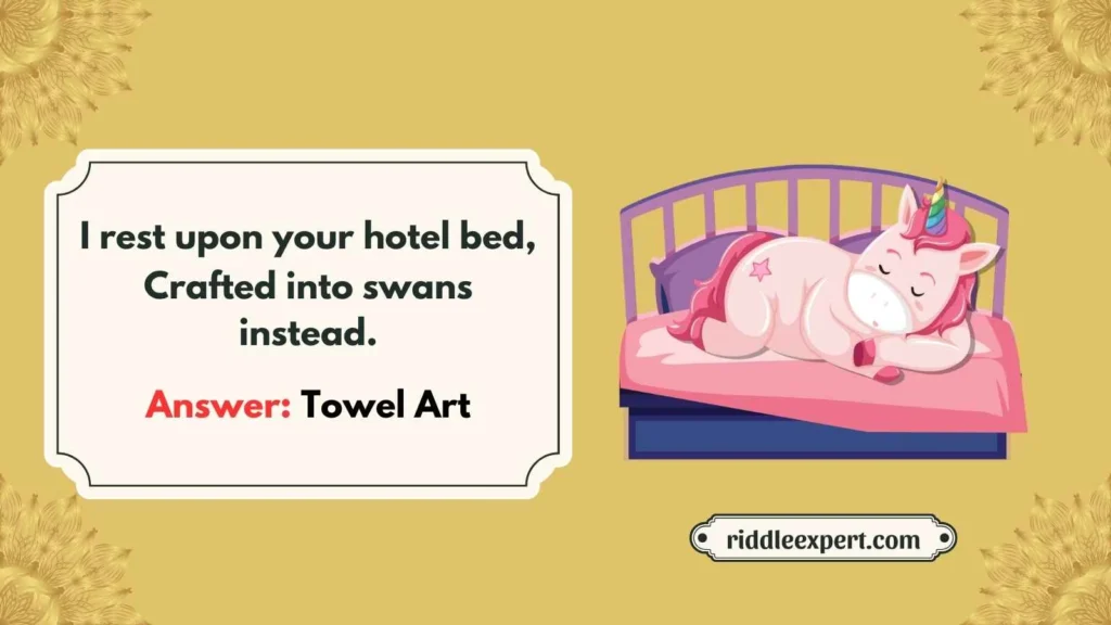 Hotel & Travel Towel Riddles