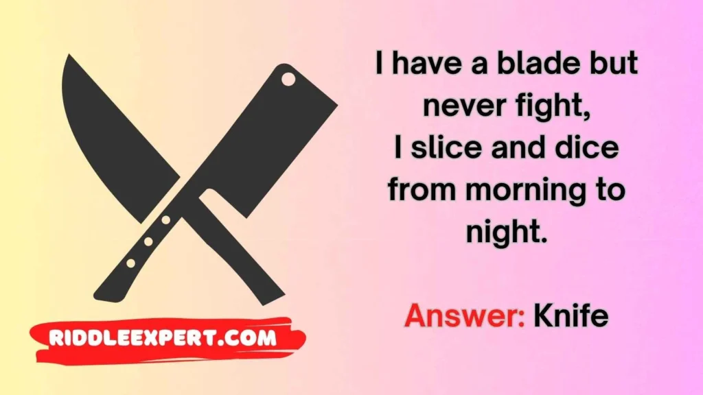 Kitchen Tool Riddles