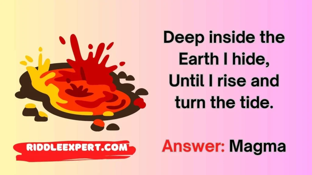 Lava & Magma Riddles