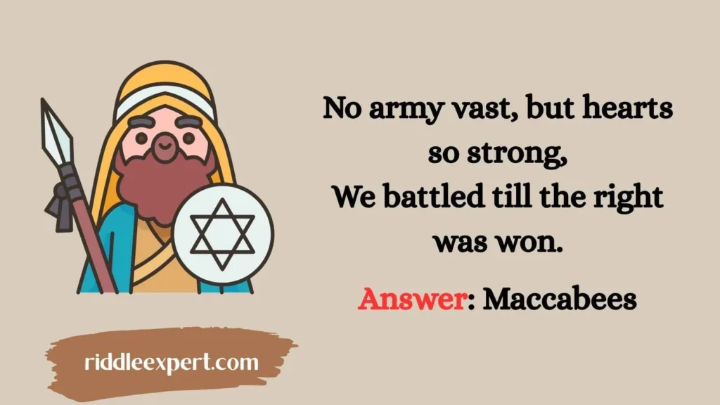 Maccabees’ Brave Stand