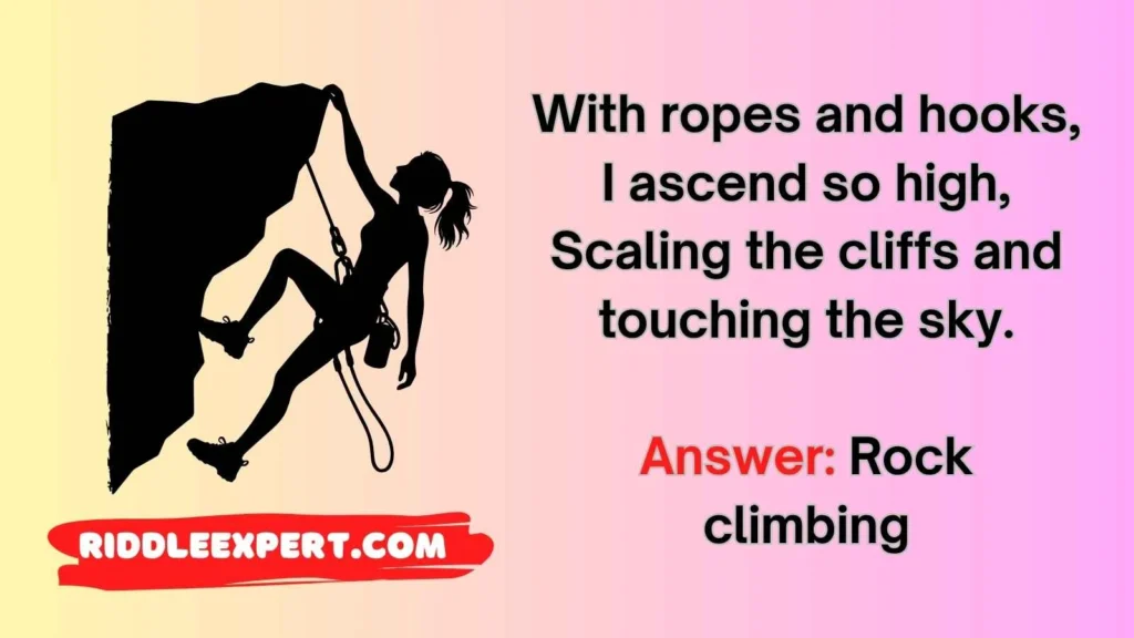 Outdoor Adventure Riddles