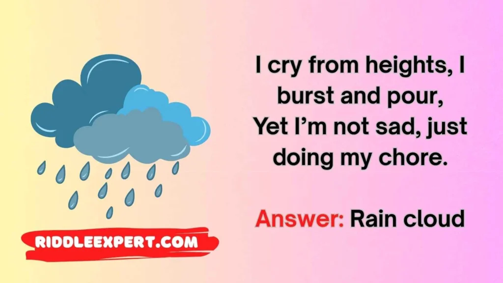 Rainy Cloud Riddles