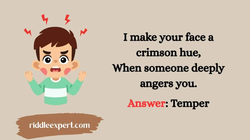 Riddles About Anger