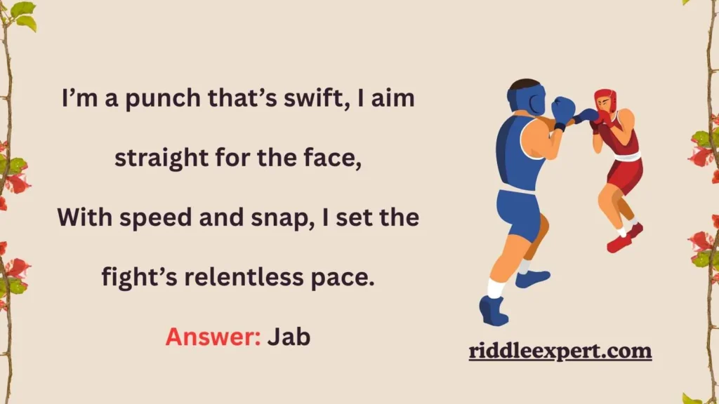 Riddles About Boxing Moves