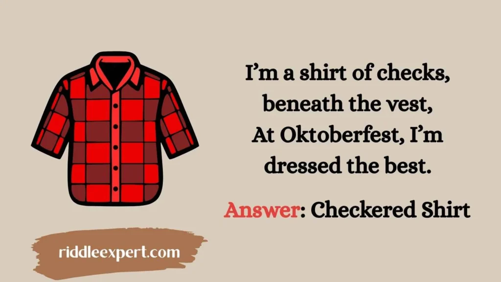Riddles About Oktoberfest Attire