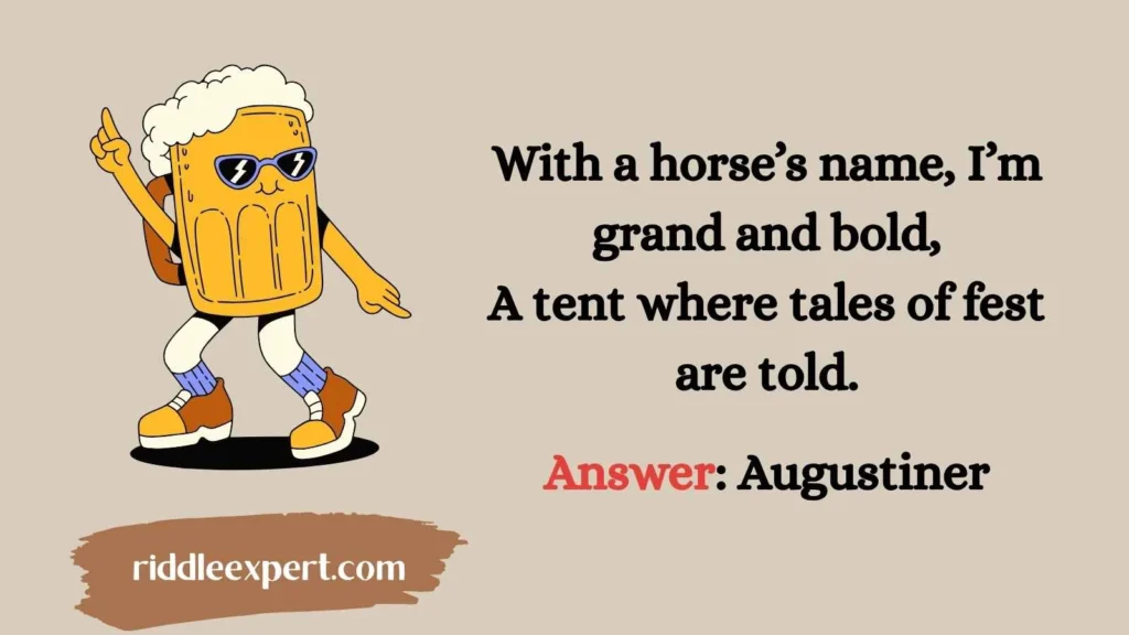 Riddles About Oktoberfest Tents and Venues