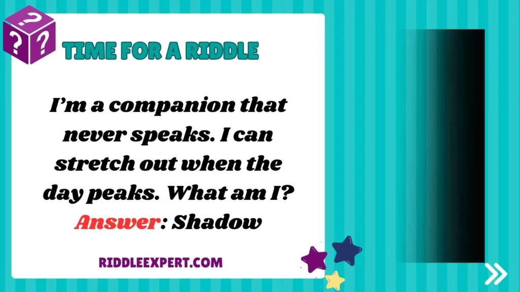 Riddles About Shadows