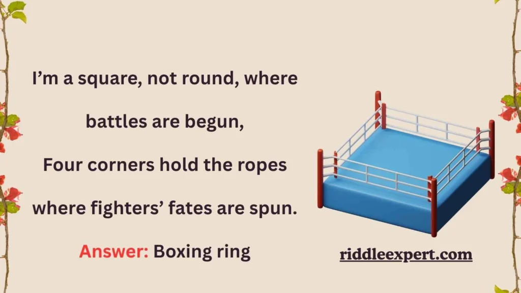 Riddles About the Boxing Ring