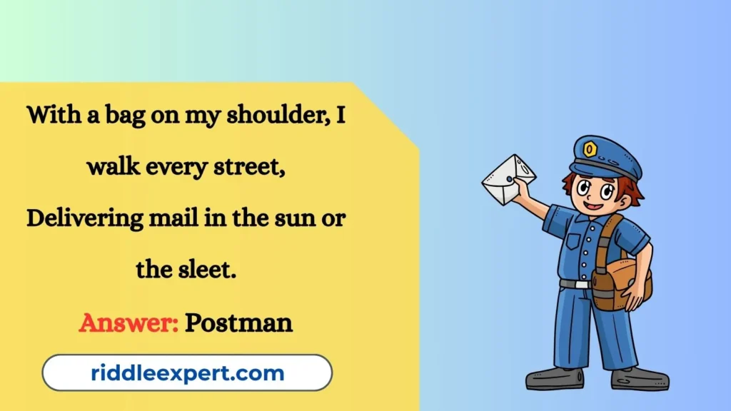Riddles About the Postman