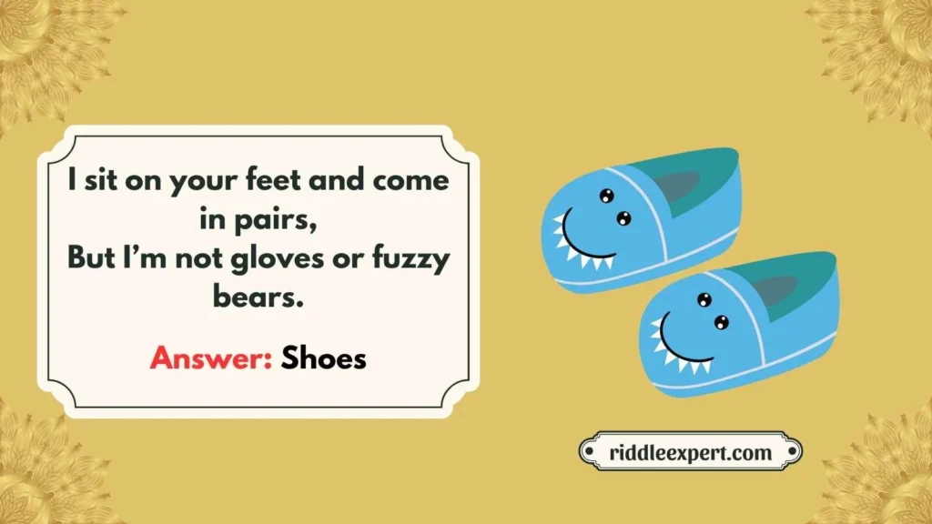 Shoe Riddles for Kids