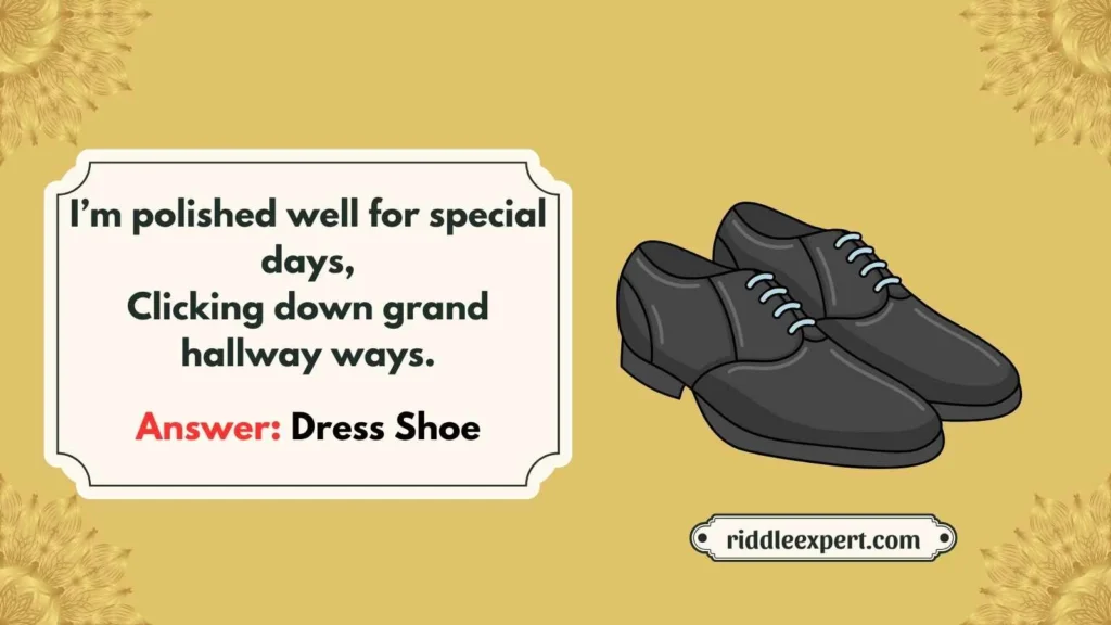 Shoe Riddles That Rhyme