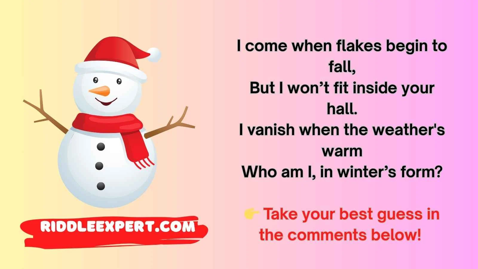 Snowman Riddles