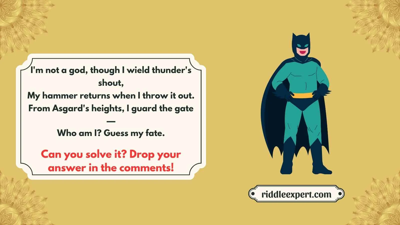 Superhero Riddles