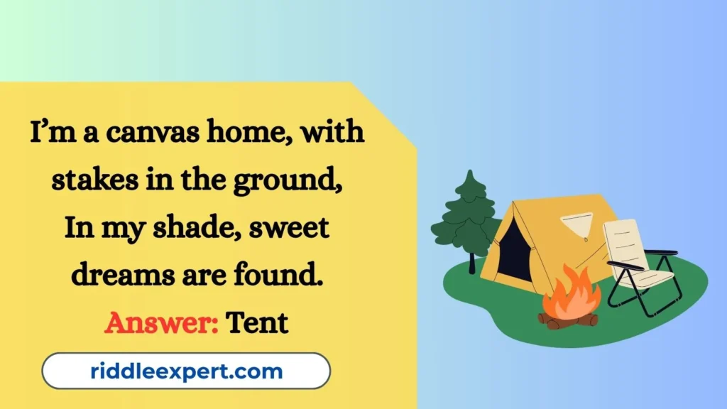 Tent and Shelter Teasers