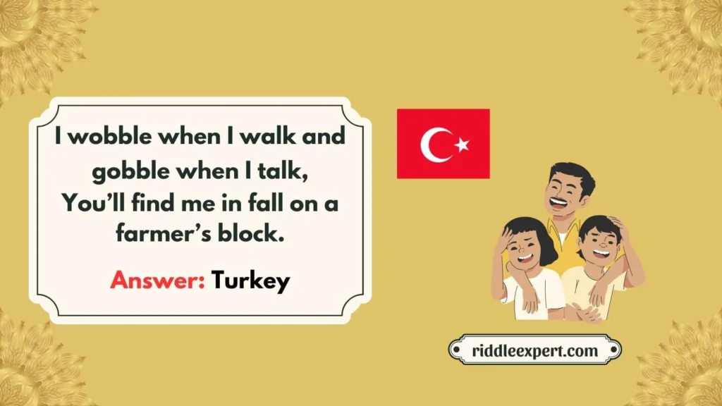 Turkey Riddles for Kids