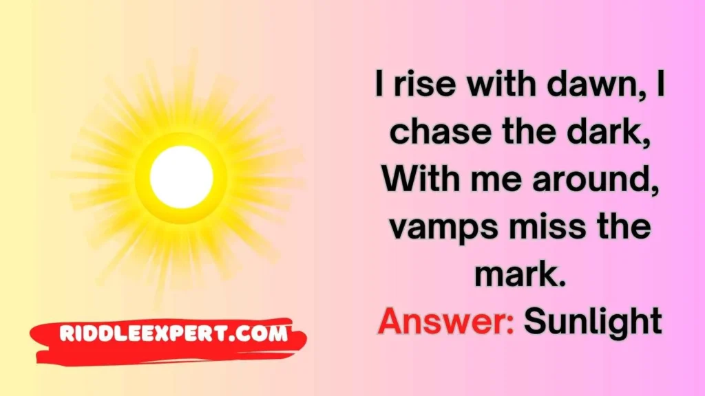 Vampire Weakness Riddles