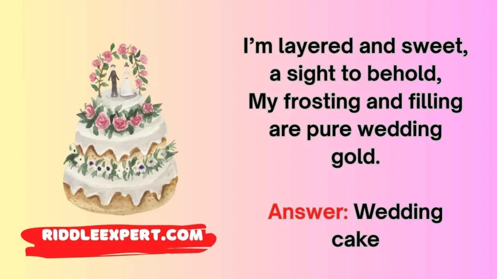 Wedding Cake Riddles