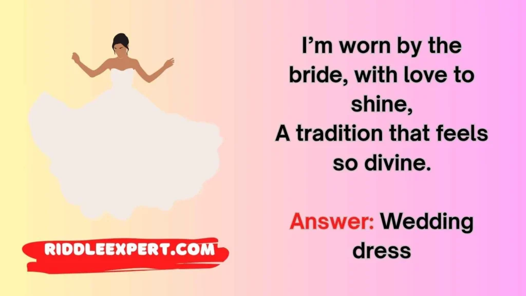 Wedding Traditions Riddles