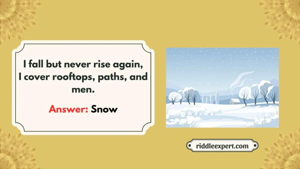 Winter Wonders Riddles