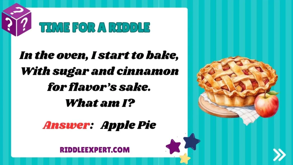 Apple Riddles About Apple Desserts