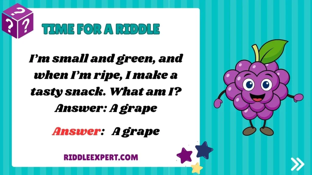 Fruit and Vegetable Riddles