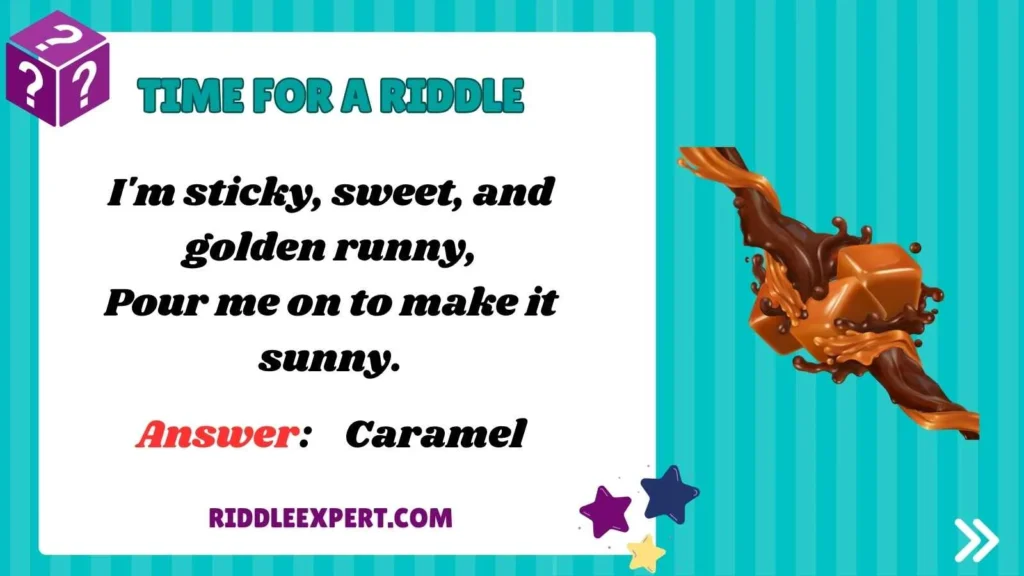Ice Cream Toppings Riddles