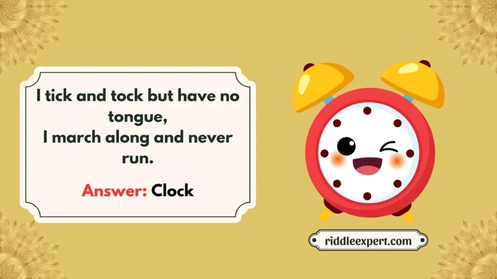 Rhyming Riddles About Time