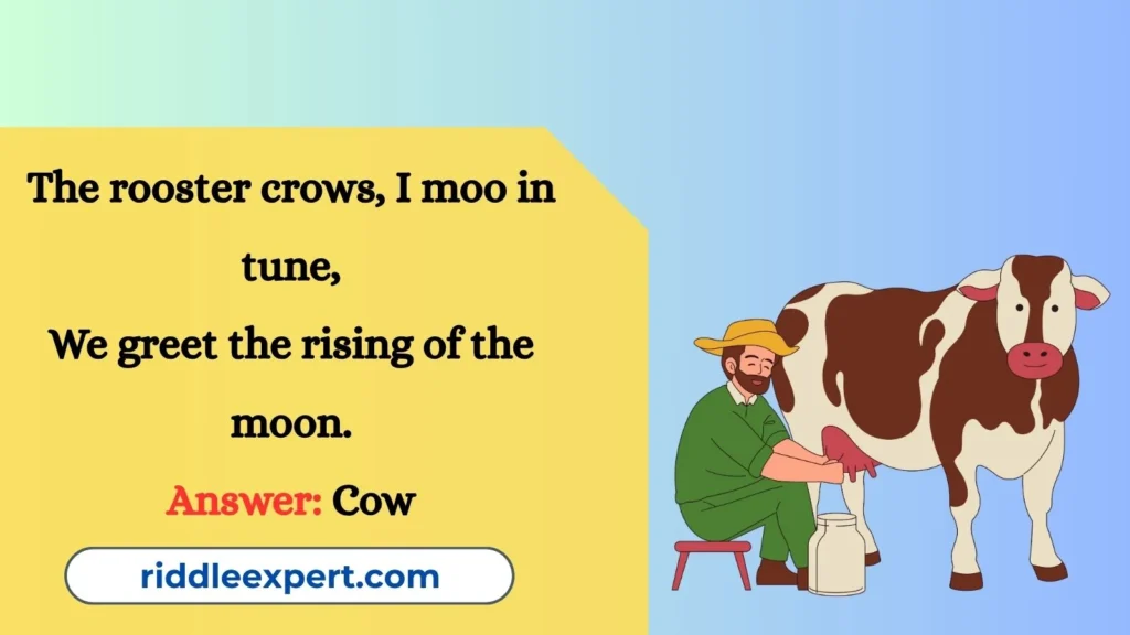 Riddles About Cows and Companions