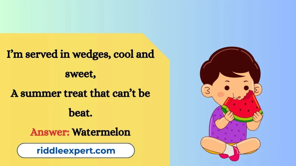 Riddles About Eating Watermelon