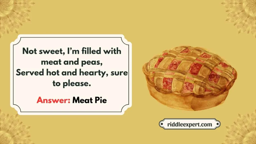 Savory Pie Riddles